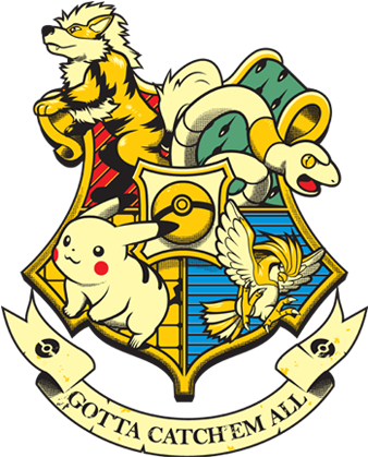 Hogwarts Crest Clipart At Getdrawings Com Free For - Harry Potter Pokemon T Shirt (472x447), Png Download