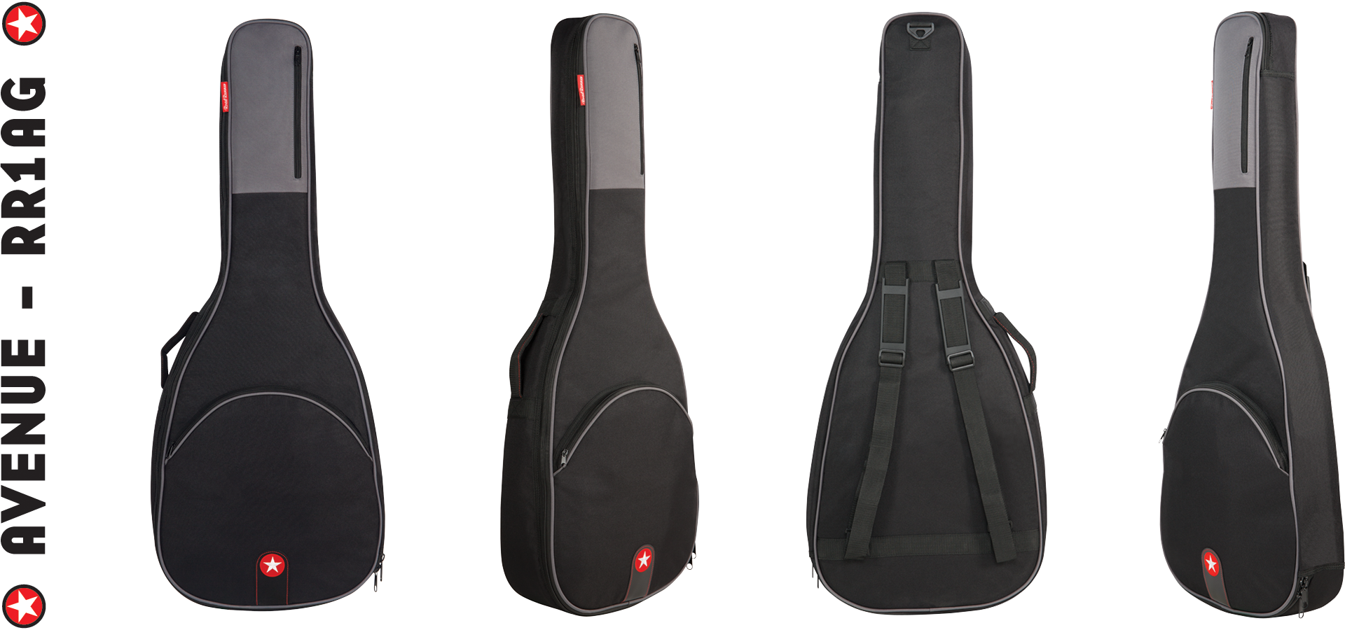 Acoustic Guitar Bag Road Runner Avenue Series Rr1ag - Road Runner Rr2ag Boulevard Series Acoustic Guitar (1920x900), Png Download