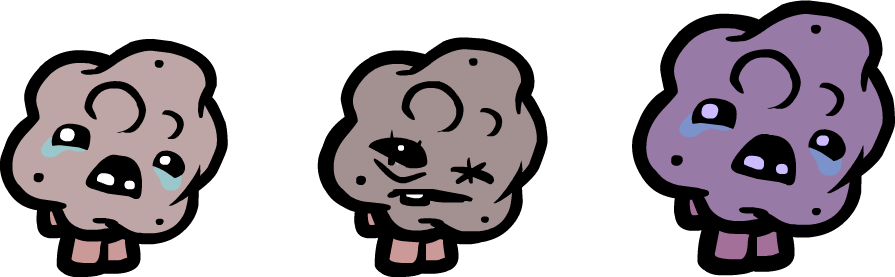 For Example We Have This Guy, The Mulligan - Binding Of Isaac Mulligoon (895x277), Png Download