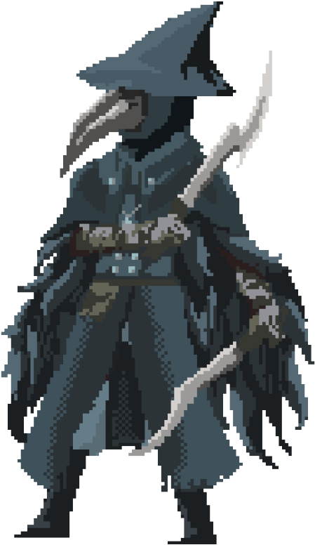 Tumblr Nmfabmdiff1t07j8co7 540 - Bloodborne Pixel Art (540x801), Png Download