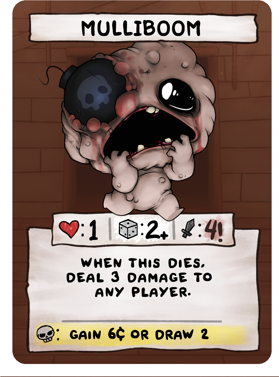 01 Of - Binding Of Isaac Four Souls (962x1312), Png Download