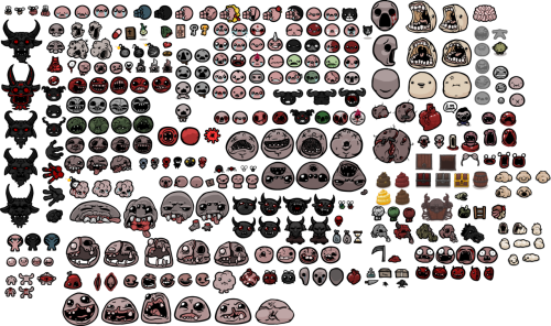 The Binding Of Isaac Message Board For Pc - Sprites Binding Of Isaac (500x296), Png Download