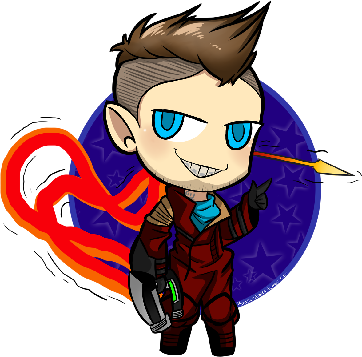 Captain's Gotta Teach Stuff - Gamora (1280x1280), Png Download