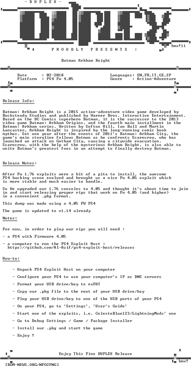 Batman - Arkham - Knight - Ps4-duplex - - Playstation 4 (632x1212), Png Download