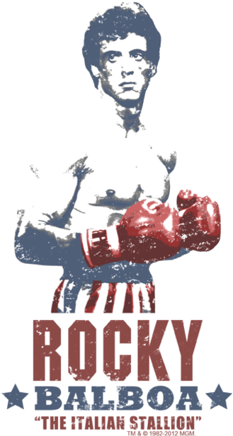 Rocky Balboa Men's Regular Fit T-shirt - T Shirts Rocky Balboa (400x644), Png Download