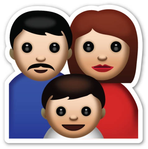 Family - Emojis Family (477x480), Png Download