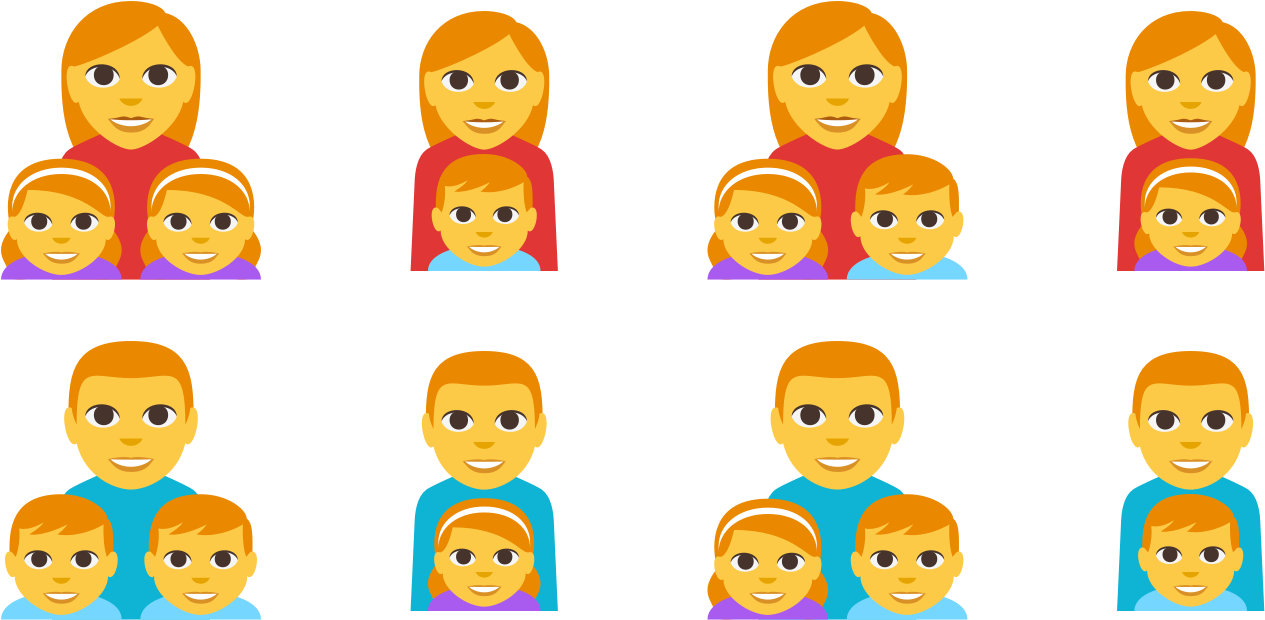 New Single Parent Families Come In A Variety Of Combinations (1400x700), Png Download