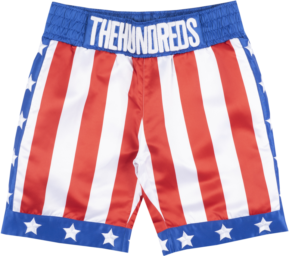 The Hundreds Rocky Balboa Apollo Boxer Shorts Mens (1024x880), Png Download