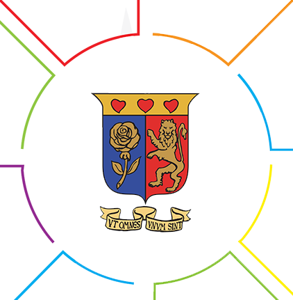 The Motto “ut Omnes Unum Sint” Is Latin - Strathmore University Kenya Logo (422x431), Png Download