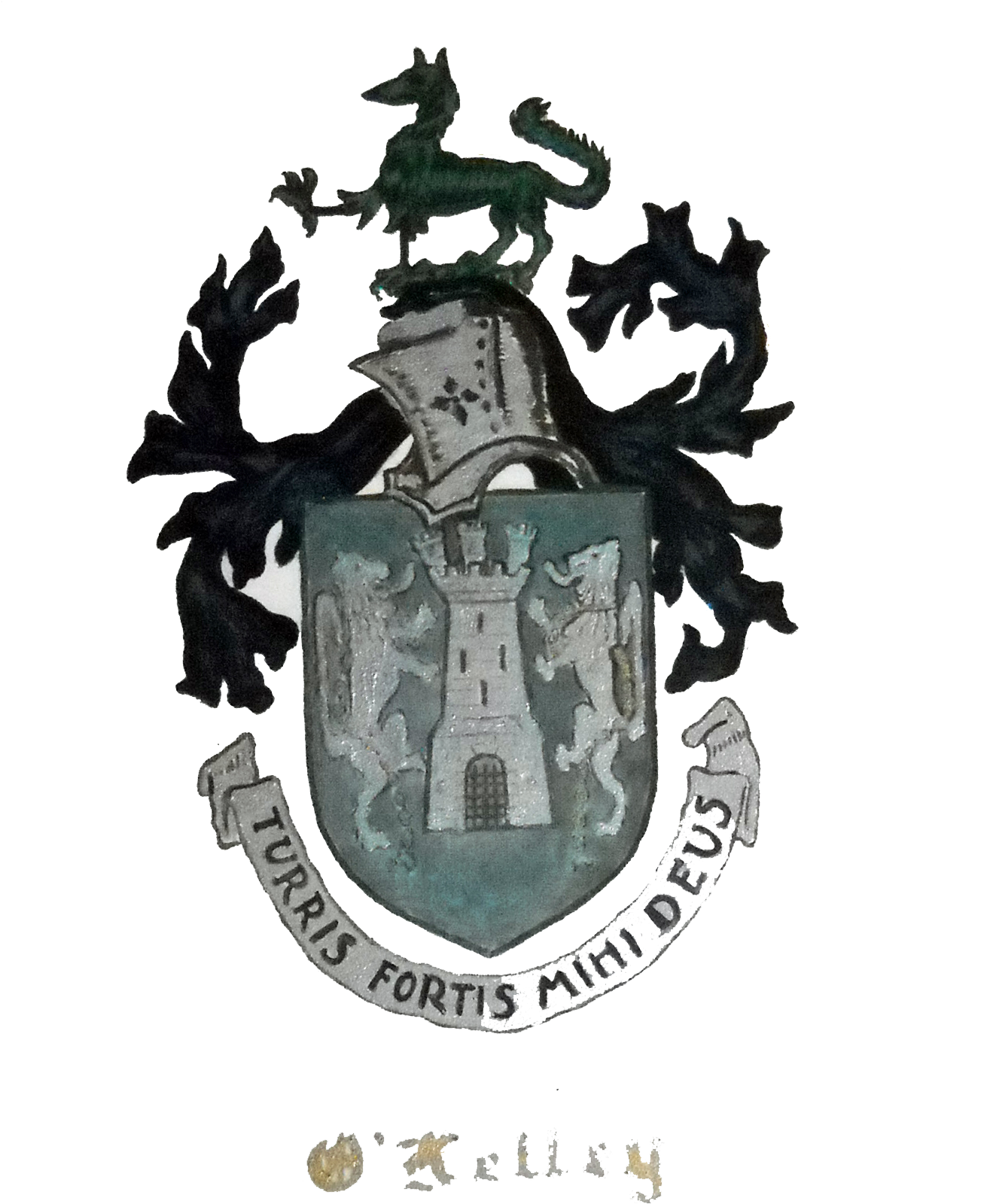 So How Did The Irish O'kelly Of Connaught Coat Of Arms - Irish Family Crests Kelley (1349x1680), Png Download