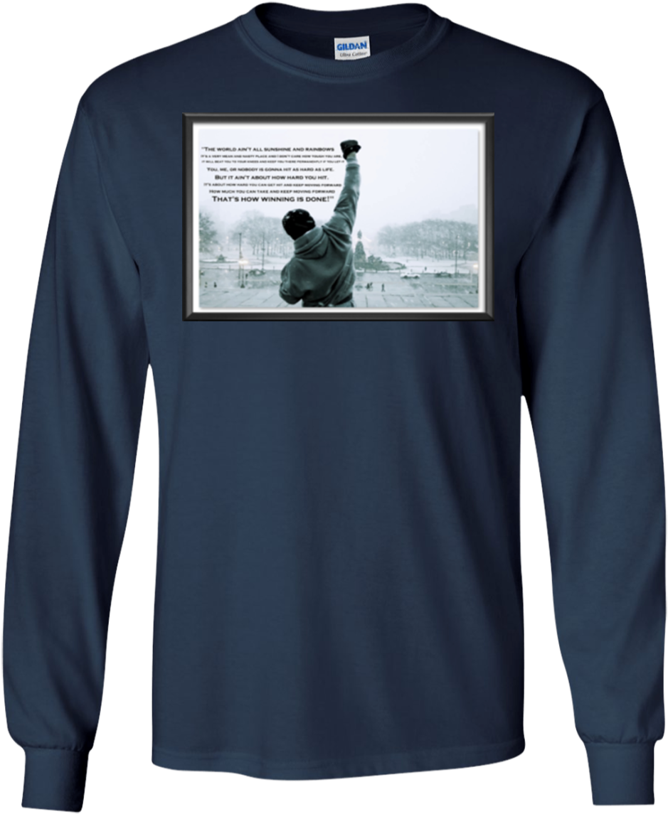 Rocky Balboa The World Ain't All Sunshine And Rainbows - Stallone/young :: Rocky Balboa :: Dvd (1155x1155), Png Download