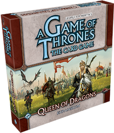A Game Of Thrones - Fanatsy Flight Games Agot Lcg Queen Of Dragons (736x460), Png Download