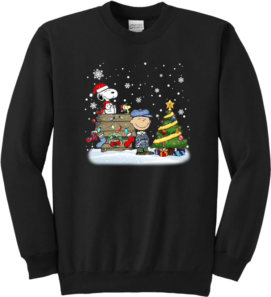 Christmas Charlie Brown Snoopy The Peanuts Movie Shirts - Shirt (1024x1024), Png Download
