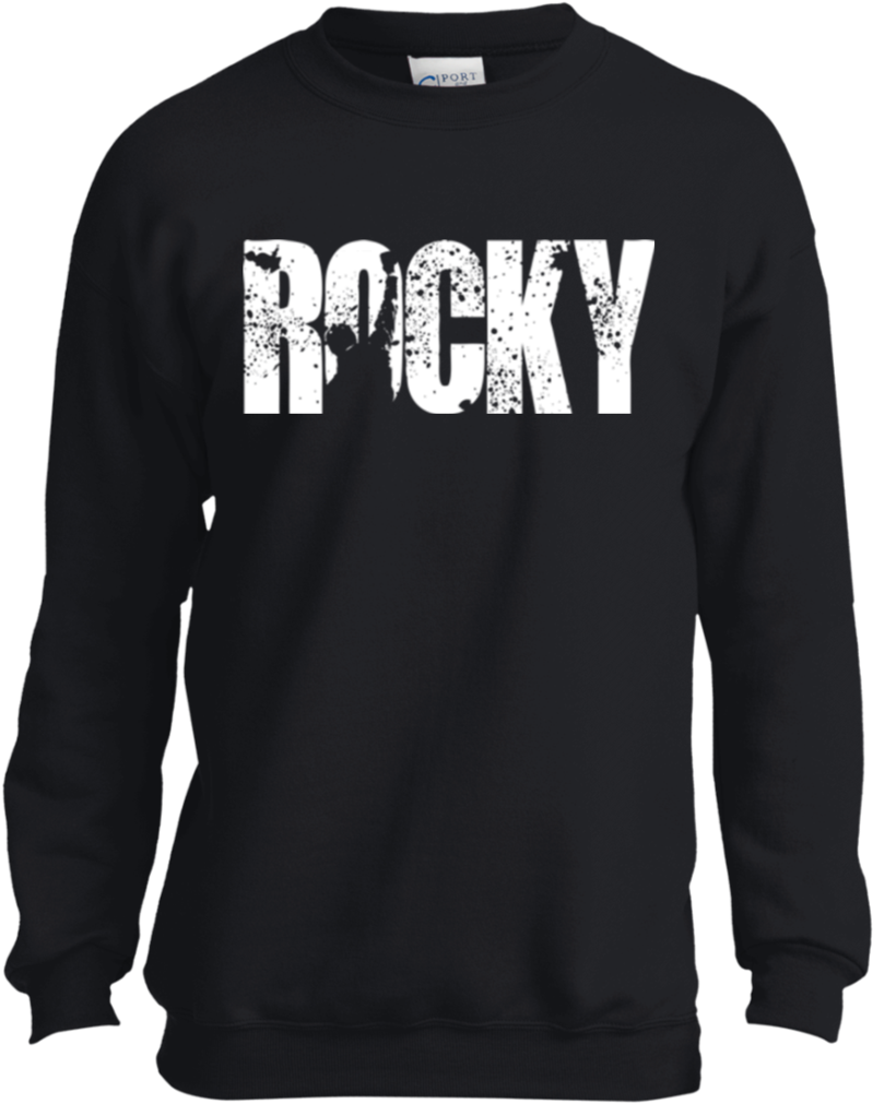 Rocky Balboa Officially Licensed Youth Ls Shirt/sweatshirt/hoodie - Ugly Christmas Sweaters Cosmic Christmas (1024x1024), Png Download
