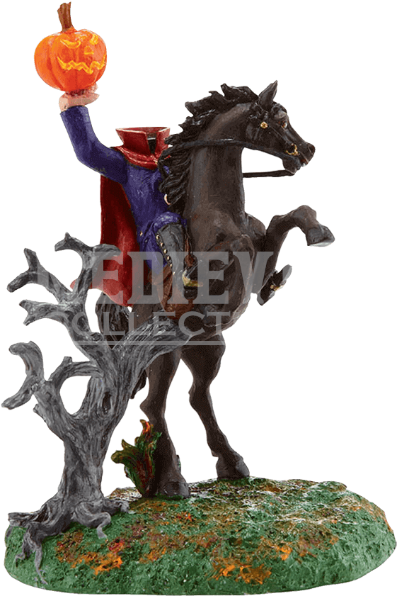 The Headless Horseman - Halloween Snow Village From Department 56 The Headless (850x850), Png Download