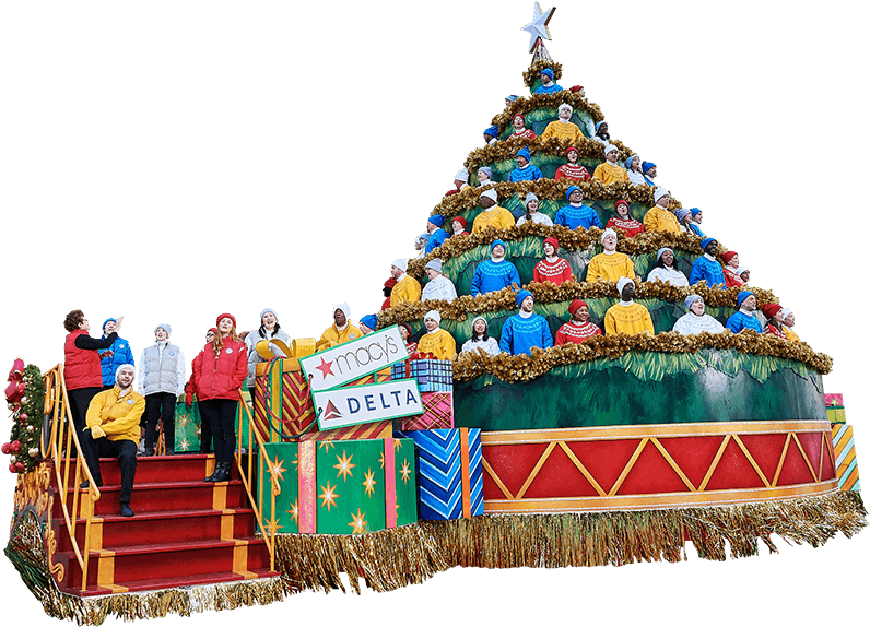 Image Macy's Singing Christmas Tree - Macy's Thanksgiving Day Parade (800x800), Png Download