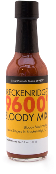 Bloody Mary Mix 5oz - Glass Bottle (600x600), Png Download