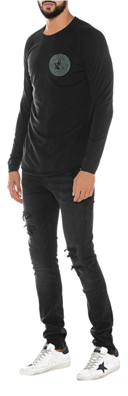 True Religion H Longsleeve Buddha 1 Black - Tenue De Tai Chi (618x794), Png Download