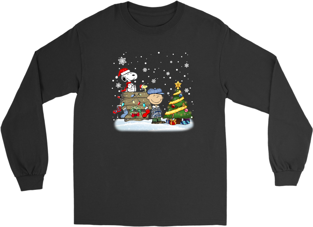 Christmas Charlie Brown Snoopy The Peanuts Movie Shirts - Monkas Shirt (1024x1024), Png Download