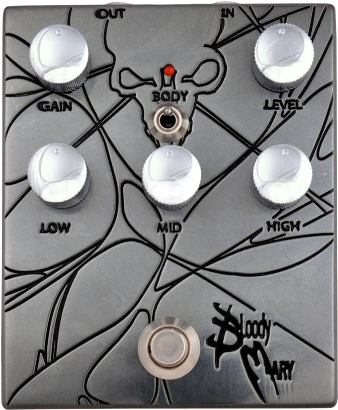 The Ultimate Distortion Pedal For Shredders - T-rex Bloody Mary Guitar Effect Pedal (940x936), Png Download