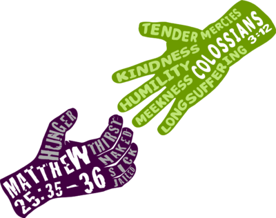 True Religion - Helping Hand Clip Art (400x316), Png Download