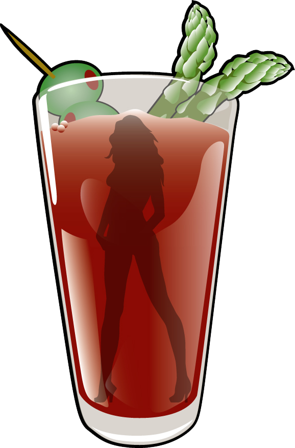 Bloody Mary Logo - Bloody Mary (578x876), Png Download