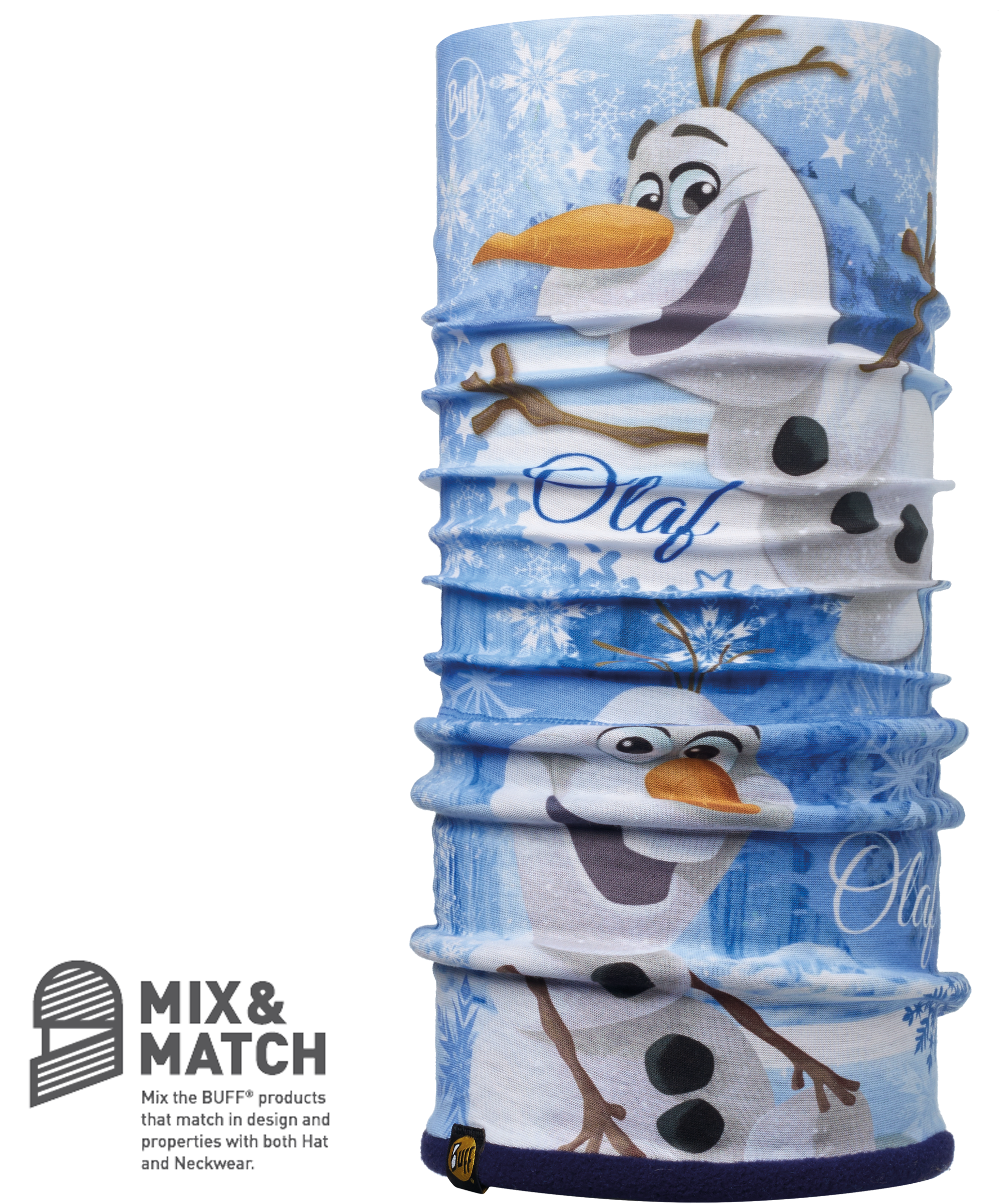 Buff Frozen Child Polar Buff Blue-navy (2560x2560), Png Download