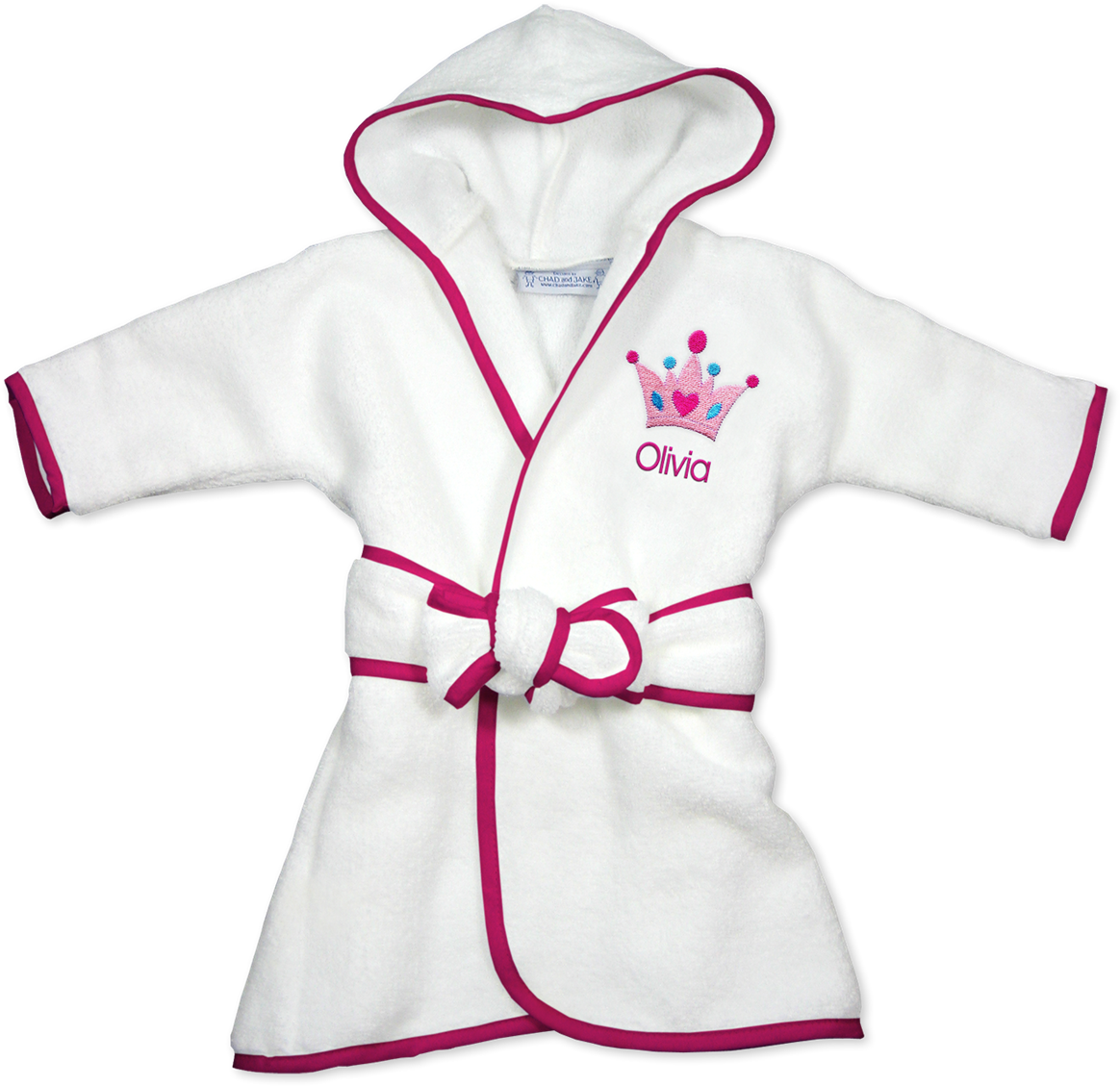 Personalized Infant Robe With Crown - Baby Clothes At Jet (1280x1280), Png Download