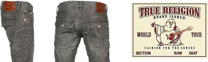 The Price Range Starts From 65$ And Is Up To The Selection - True Religion Jeans Transparent (748x213), Png Download
