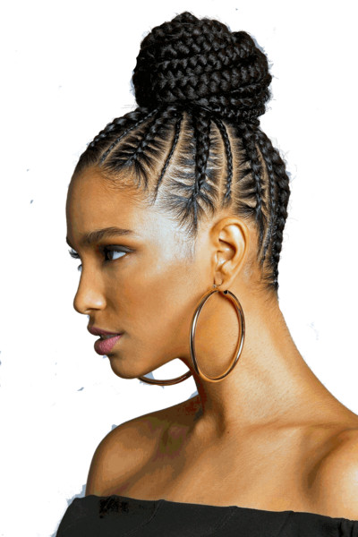 Share This Image - College Hairstyles For Black Girls (400x600), Png Download