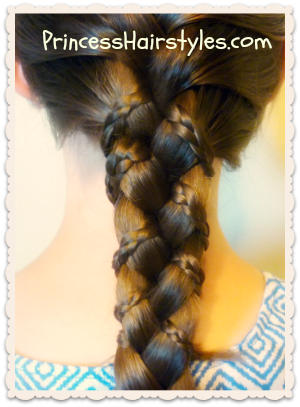 Pretty And Easy Braiding Tutorial, Micro Braid Lattice - Braid (300x407), Png Download