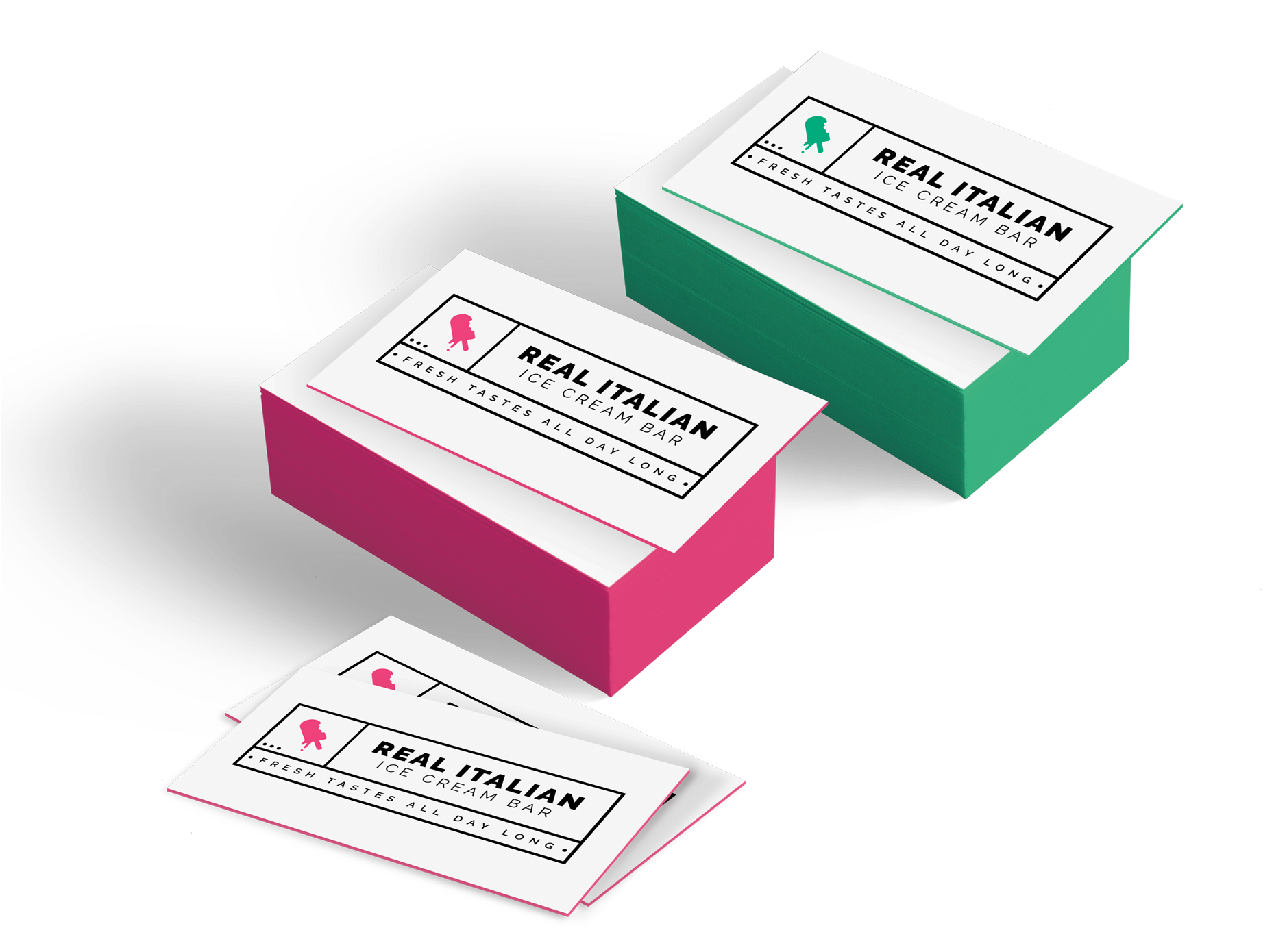 Thick Edge Business Card Slim - Meal Cards (1941x1500), Png Download