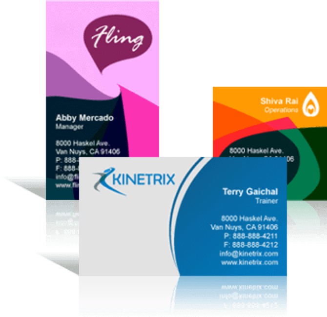 Business Cards Printing Templates - Professional Visiting Cards Png (670x650), Png Download