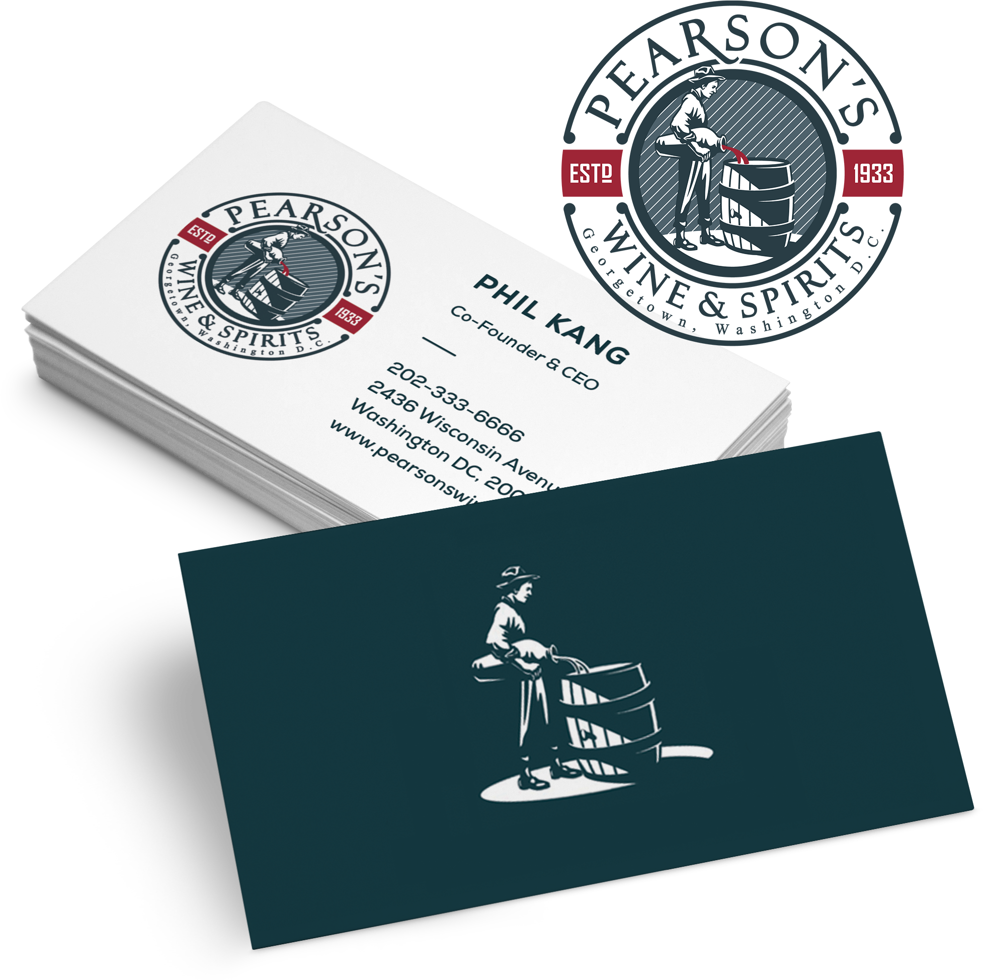 Logo Business Card Design By Cameleon14 - Business Card (2000x2000), Png Download