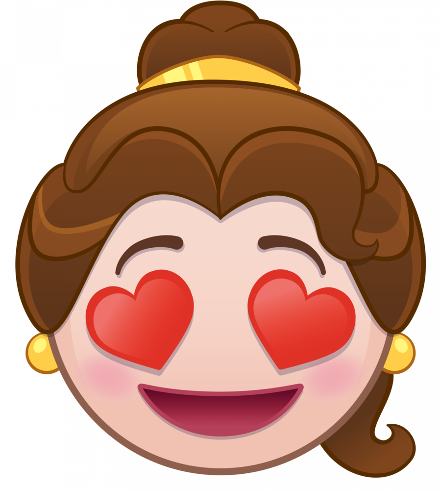 Disney Emoji Beauty And The Beast (900x1001), Png Download