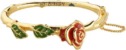 Beauty And The Beast - White Gold Plated Beauty & The Beast Enchanted (600x600), Png Download
