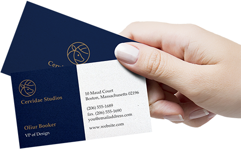 Image Example Image Example - Business Cards Design (502x498), Png Download