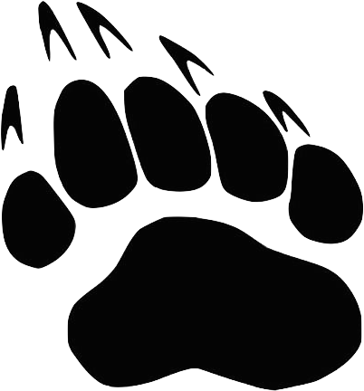 ~fatwood~ 13516264 10154274497399603 1418019753162897346 - Bear Paw Print Png (413x455), Png Download