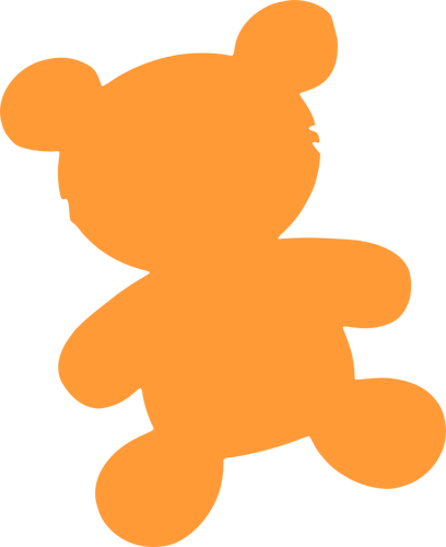 6377 Free Clipart Teddy Bear Outline Public Domain - My Sister The Zombie (408x500), Png Download