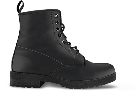 Valentine's Day Special Border Collie On Red Print - Doc Martens Canvas (534x310), Png Download