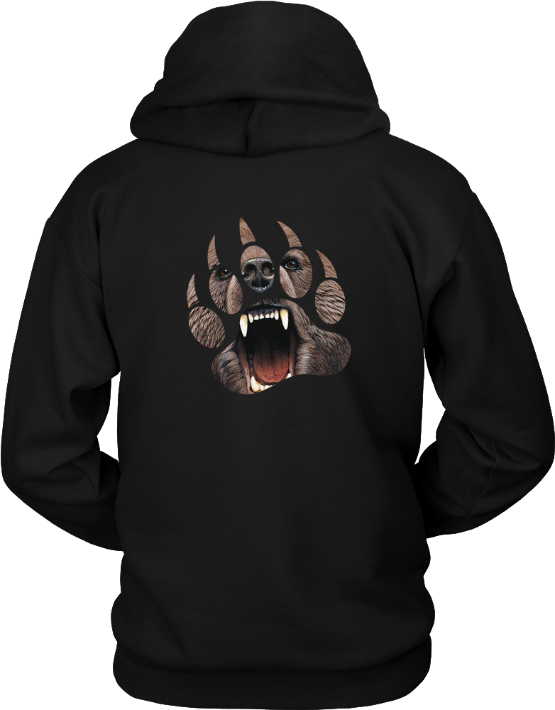 Bear Claw Hoodie - Logic 1 800 Hoodie (1000x1000), Png Download
