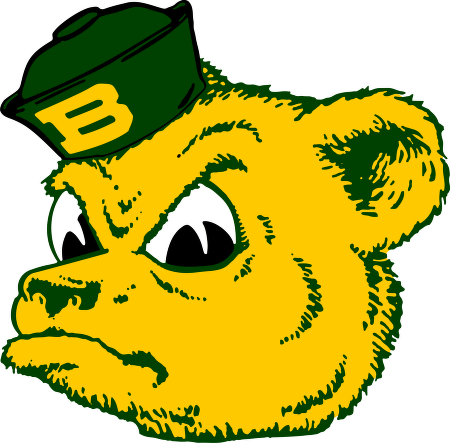 Baylor Bears And Lady Bears (450x443), Png Download