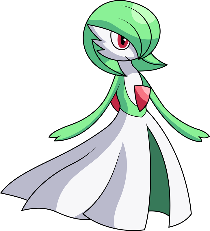 Pokemon Shiny-gardevoir Is A Fictional Character Of - Gardevoir Png (727x800), Png Download