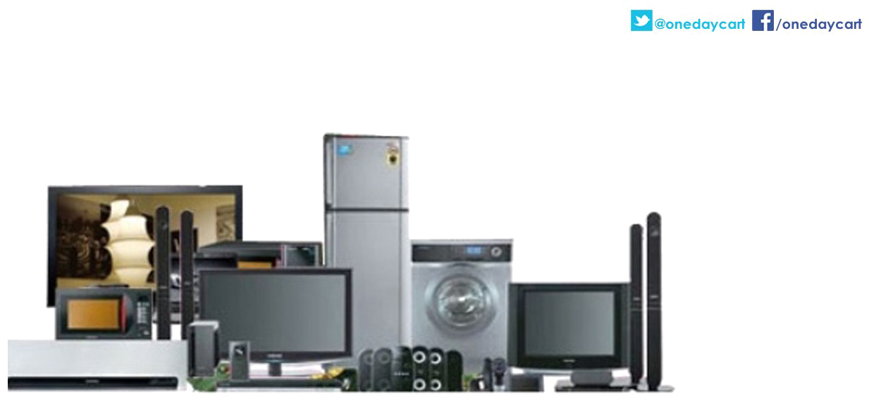 Home Appliances Png Pic - Tv Fridge Washing Machine Ac (1400x700), Png Download