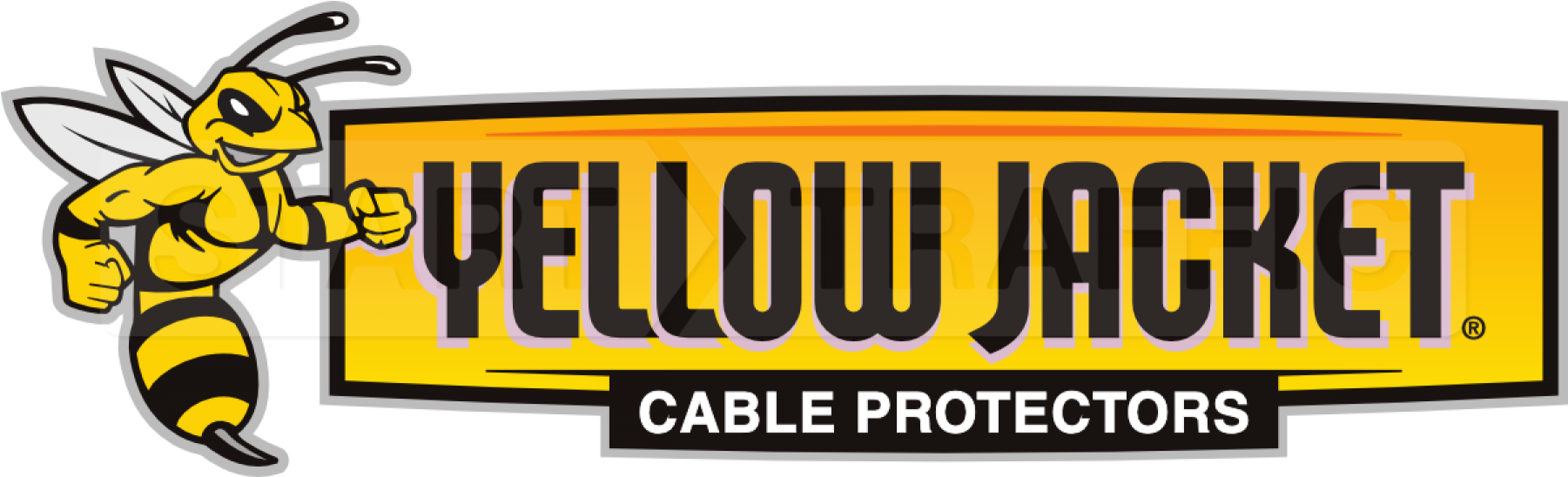 1 Channel Heavy Duty 5" Yellow Jacket® Cable Protector - Rede De Vizinhos Protegidos (1800x1200), Png Download