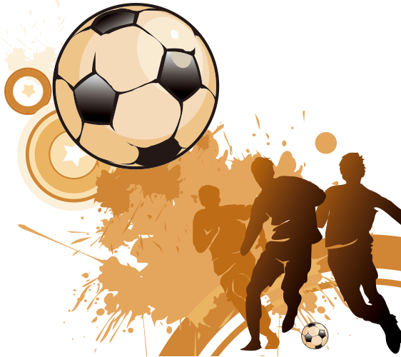 Soccer Game Clipart Free Download - Carteles De Futbol Png (562x500), Png Download