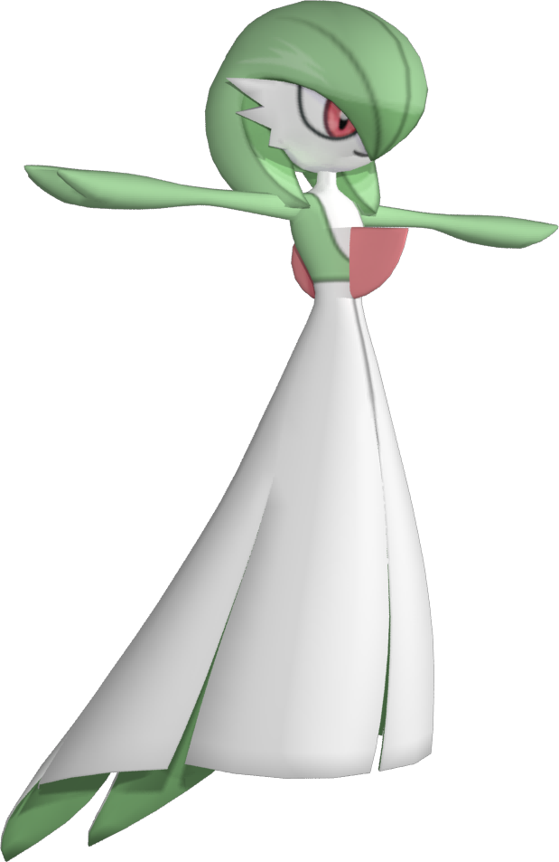 This - Gardevoir 3d Png (619x953), Png Download