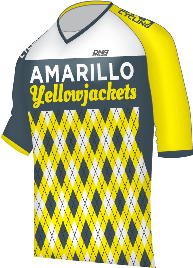 Amarillo Yellow Jacket Freeride Jersey - Sports Jersey (600x600), Png Download