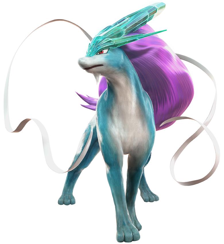 Courtesy Of Serebii - Pokken Tournament Suicune (819x851), Png Download