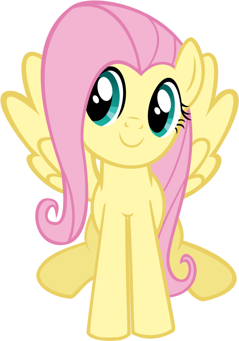 Fluttershy (1024x1147), Png Download